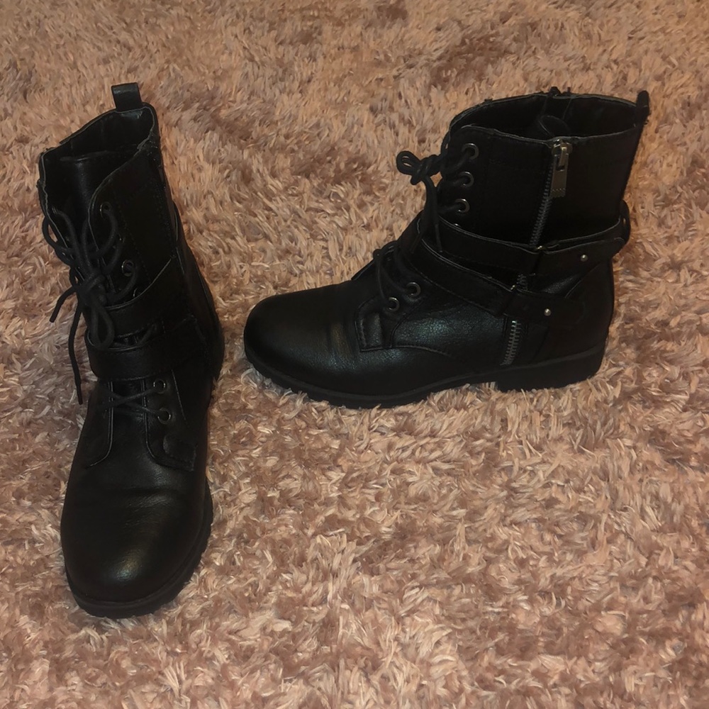 Black Combat Boots
